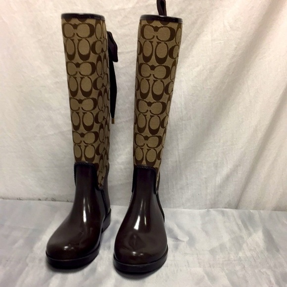 Coach Tristee Rain Boots - Picture 1 of 11